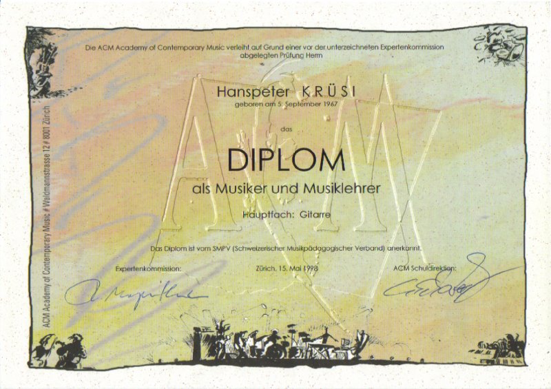 Guitar Diploma